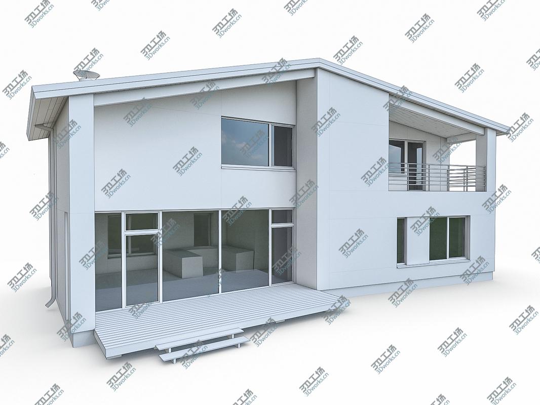 images/goods_img/2021040162/3D model Modern Cottage Houses - 6 Pack/3.jpg
